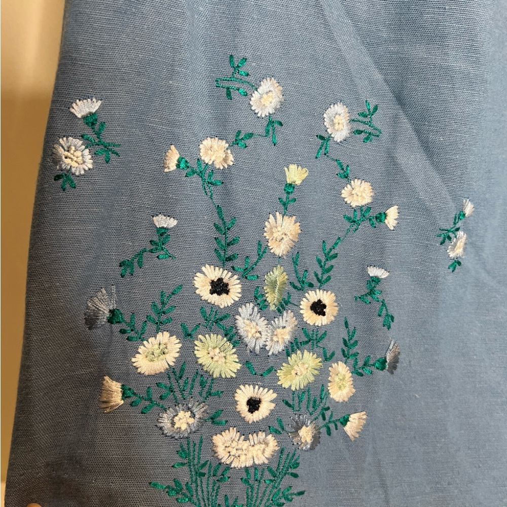 Free People Wildflower Embroidered Mini Dress - Picture 3 of 6